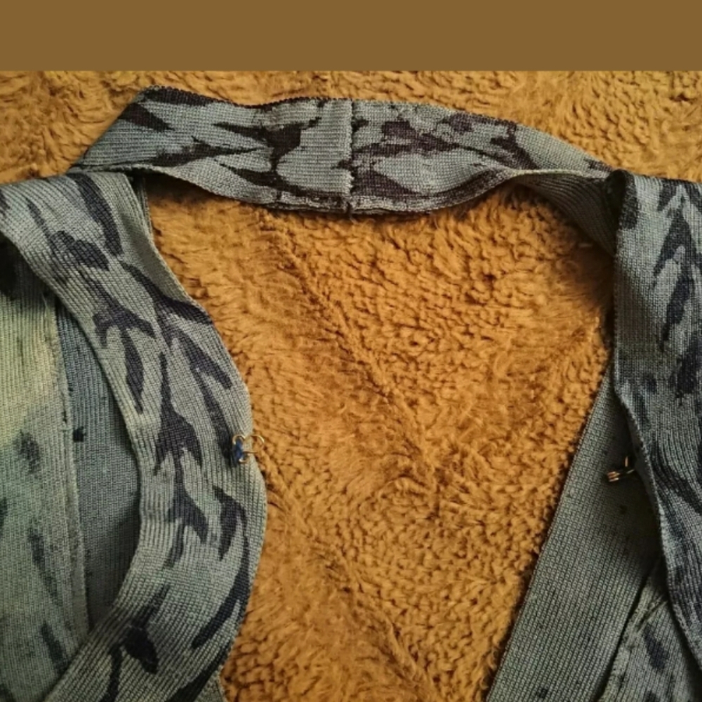 Blue Bandage HERVE LEGER Halter Mini Dress S - Picture 8 of 8